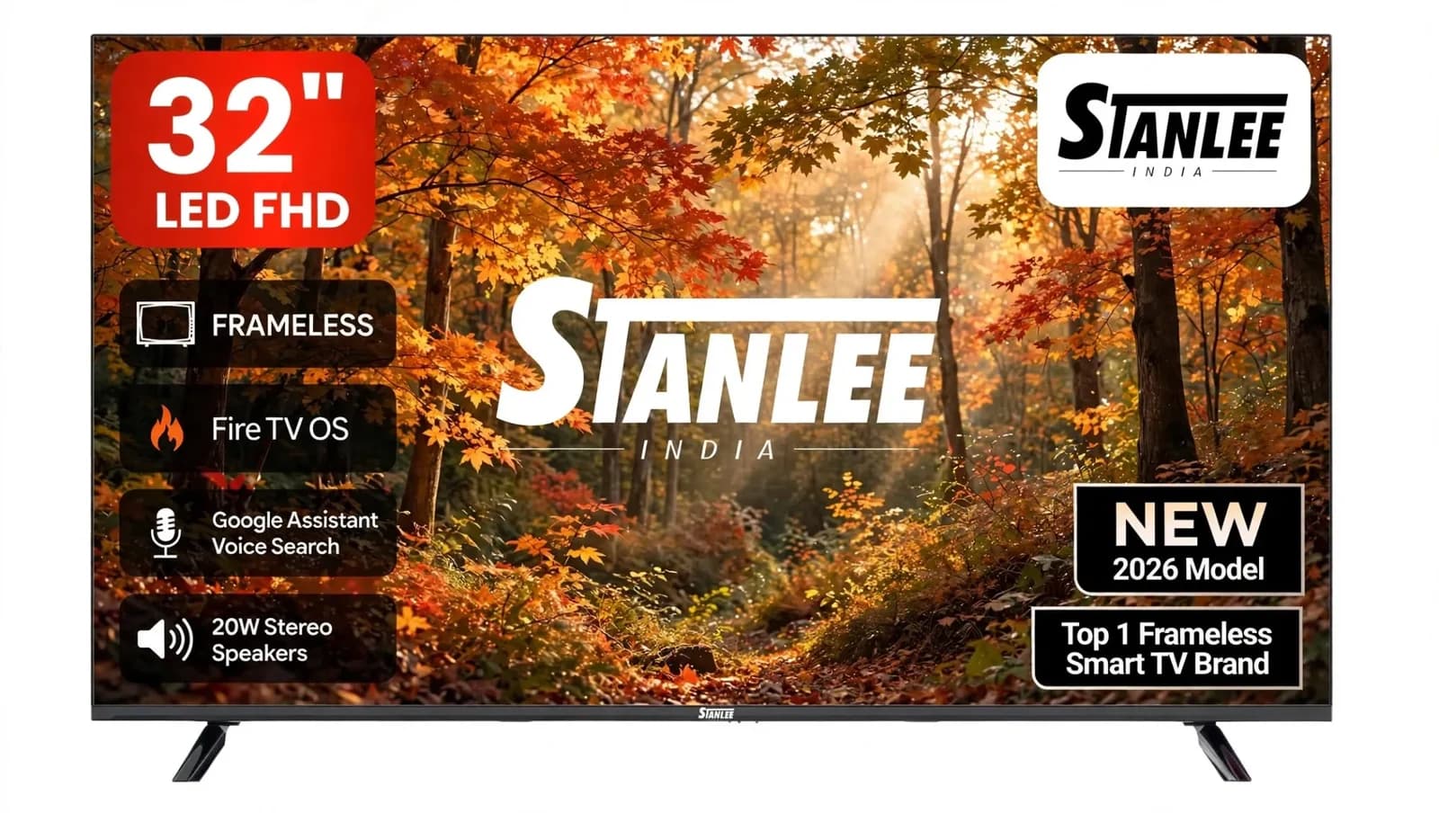 Stanlee 32″ Fire TV — Frameless