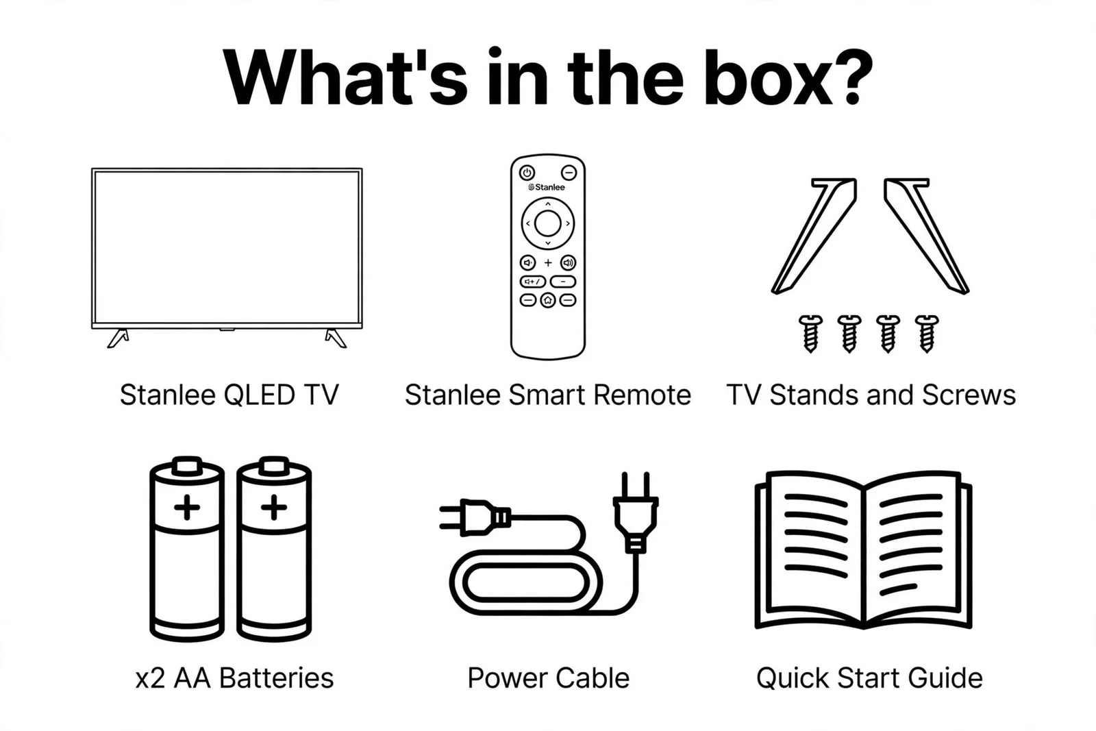 Stanlee 32″ Frameless LED FHD Smart TV — view 5