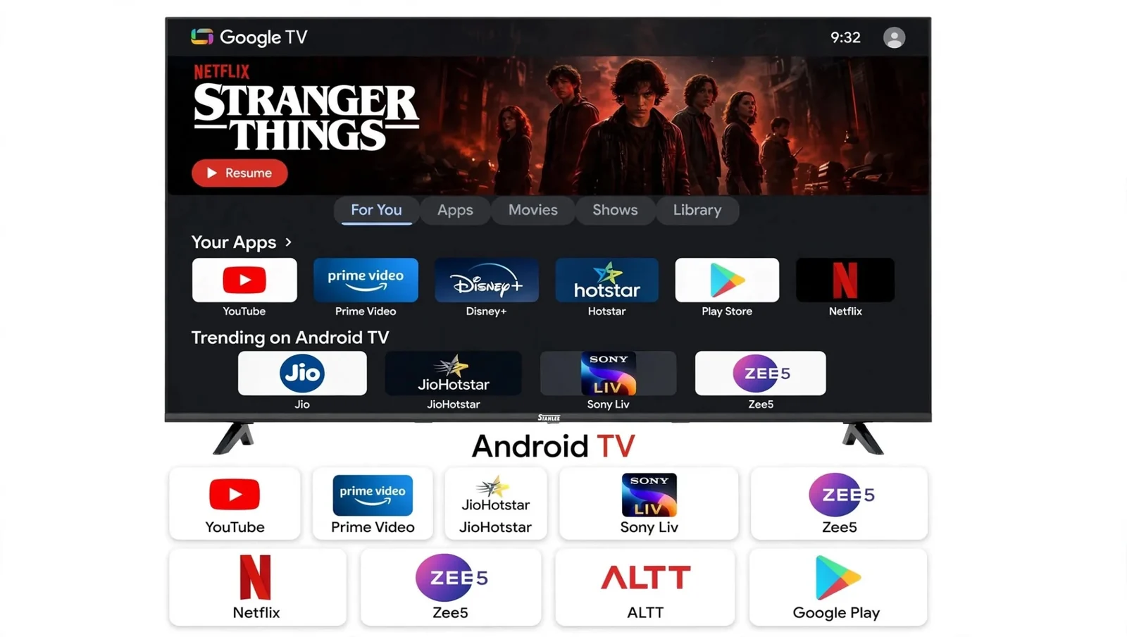 Stanlee 43″ Fire TV — Full HD — view 2