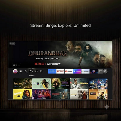 43″ Smart TV — Frameless