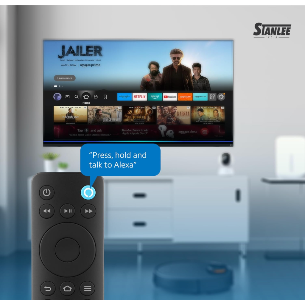 43" Stanlee Fire Tv Frameless- QLED 4K