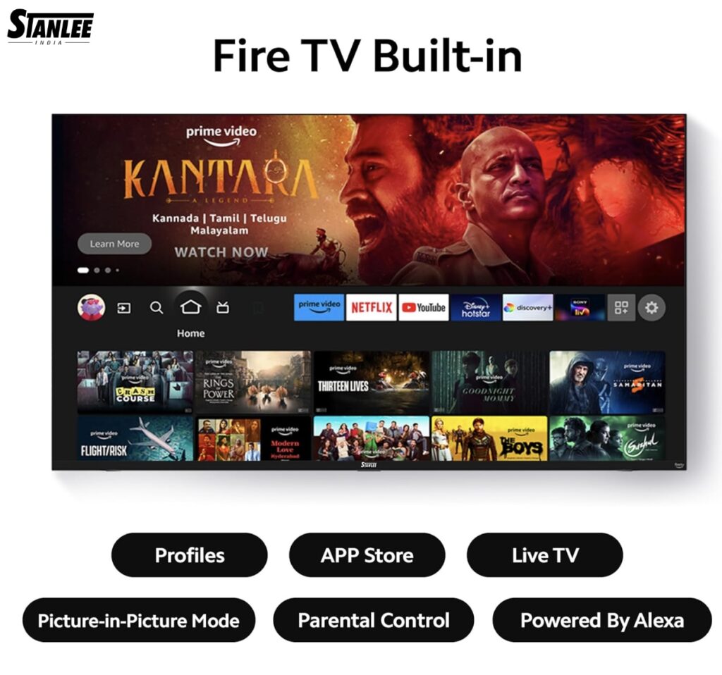 43" Stanlee Fire Tv Frameless- QLED 4K