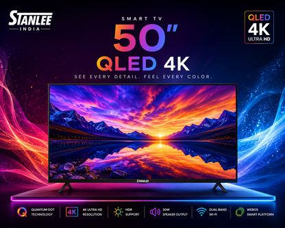 50″ Smart TV — QLED 4K