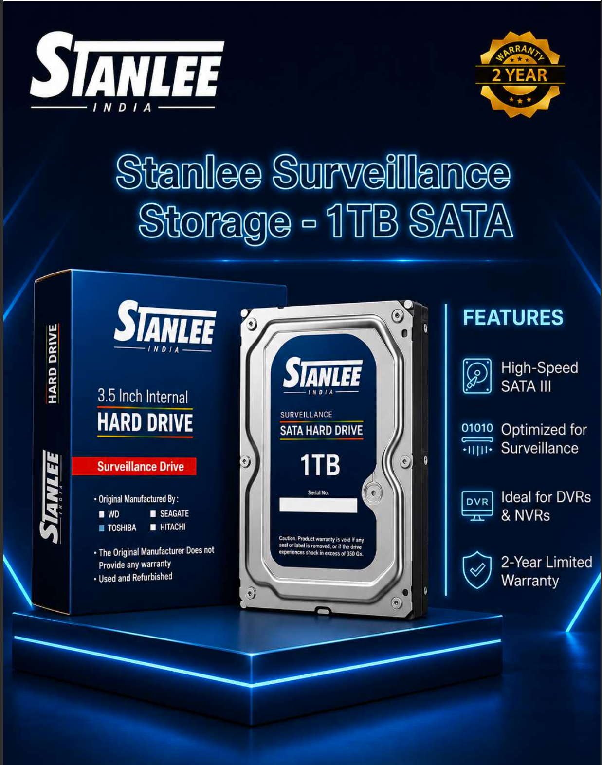 Stanlee Internal Hard Disk Drive