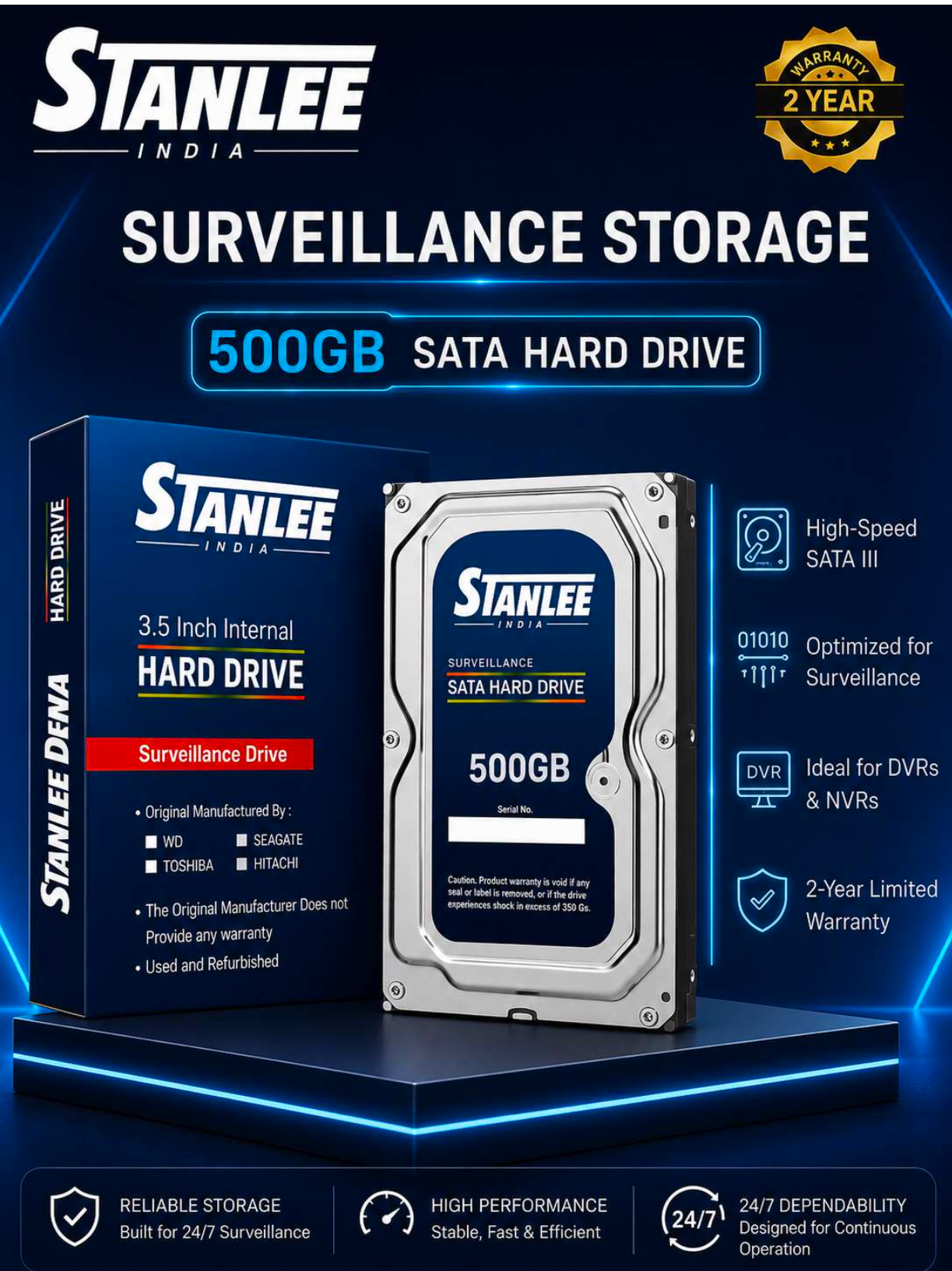 Stanlee Internal Hard Disk Drive