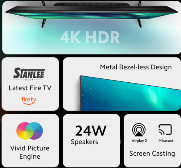 STANLEE INDIA 43INCH FRAMELESS FIRETV - Image 4