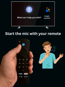 start the mic with your remote
